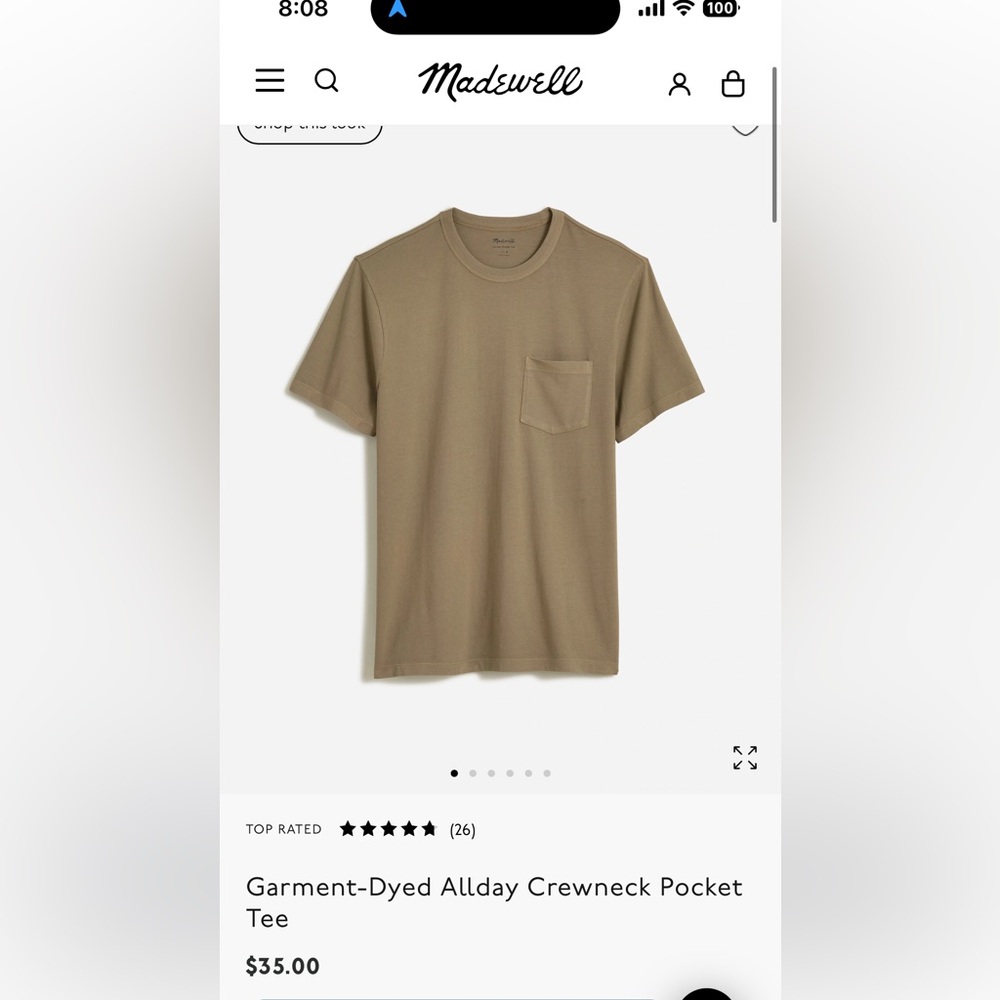 Men’s Olive Green All Day Men’s T Shirt